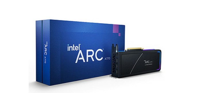 Rue du Commerce: Carte graphique Intel Arc A770 Graphics - 16 Go en solde à 199,90€