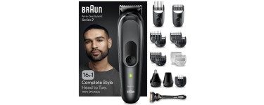 Amazon: Tondeuse Tout-En-Un Braun Series 7 MGK7470 16-en-1 pur Barbe, Cheveux, Corps à 59,99€