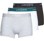 Amazon: Lot de 3 boxers homme Lacoste à 24€