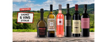 Relais du Vin & Co: 1 lot de 6 vins d'Italie à gagner