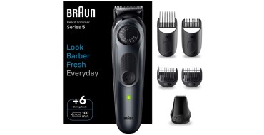 Amazon: Tondeuse Électrique à barbe pour homme Braun Series 5 BT5450 à 39,99€