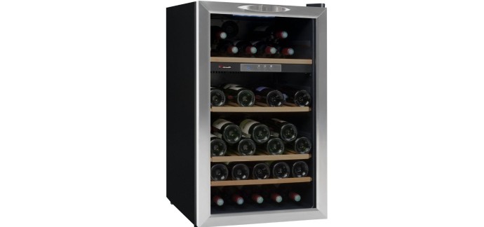 Auchan: Cave à vin de service CLIMADIFF CLS52NN - 53 bouteilles, 47 dB, Porte vitrée en solde à 191,60€