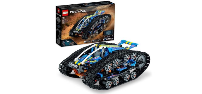 Amazon: Lego Technic Le Véhicule Transformable Télécommandé - 42140 à 109,99€