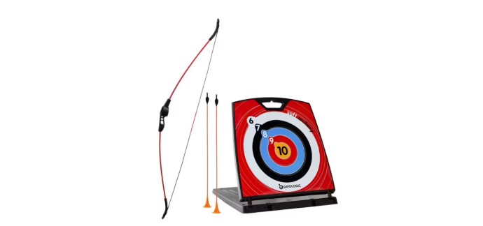 Decathlon: Kit Tir à l'Arc Geologic Soft Archery 100 à 39€