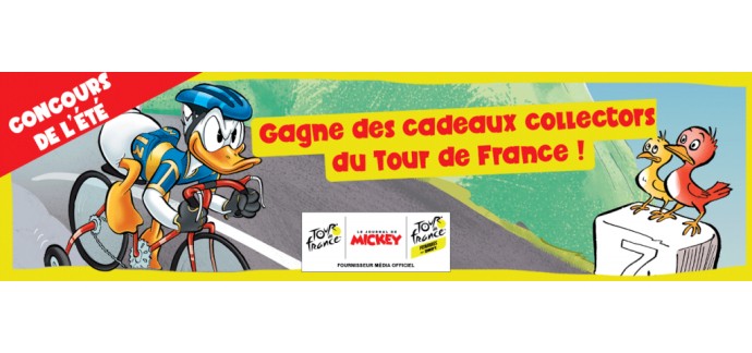 Le Journal de Mickey: 50 lots de goodies du Tour de France à gagner