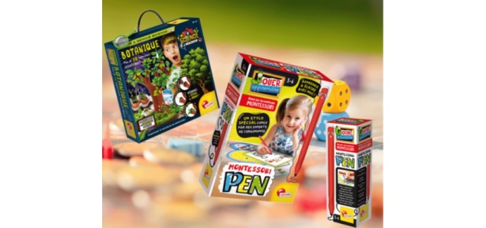Magazine Maxi: 3 lots de 3 jeux éducatifs Lisciani à gagner