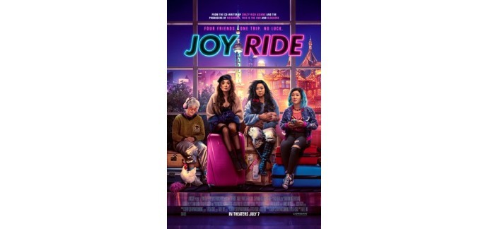 Carrefour: 150 places de cinéma pour le film "Joy Ride" à gagner