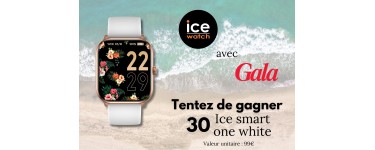 Gala: 30 montres ICE smart one white à gagner