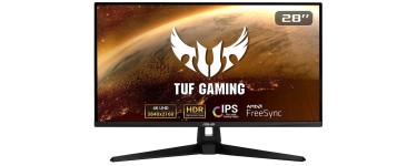 Amazon: Ecran PC eSport 28" ASUS TUF Gaming VG289Q1A - 4K, Dalle IPS, AMD FreeSync à 225,99€