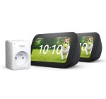 Amazon: [Prime] Pack de 2 Echo Show 5 (3e génération), Anthracite + TP-Link Tapo P110 Smart Plug à 107,93€