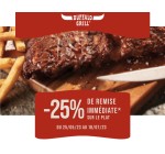 Buffalo Grill: 25% de réduction sur votre addition