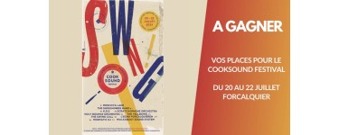 BFMTV: 1 lot de 2 invitations pour le "Cooksound Festival" à gagner