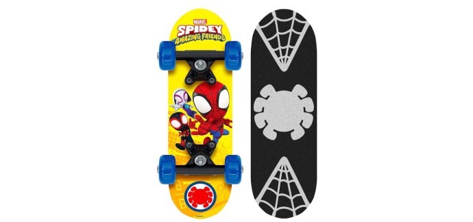 Amazon: Skateboard Spidey pour enfant - 17/5 à 13,99€