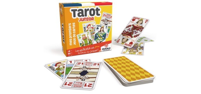 Amazon: Jeu de cartes Tarot Junior à 6,25€