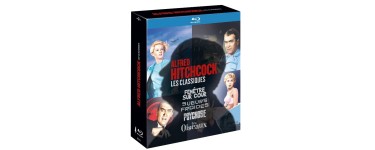 Amazon: Coffret Blu-Ray Alfred Hitchcock, Les Classiques à 10,19€