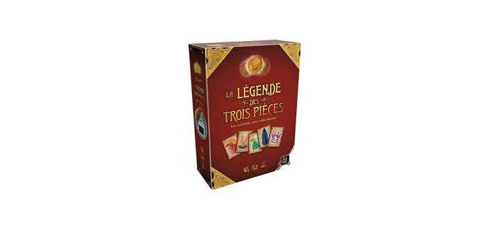 Gulli: 5 jeux de société "La légende des 3 pièces" à gagner