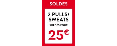 Jules: 2 pulls/sweats soldés = 25€