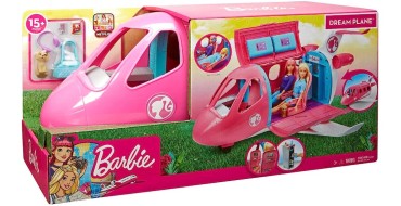 Amazon: Jouet Barbie L'Avion de Rêve pour poupées avec mobilier à 31€