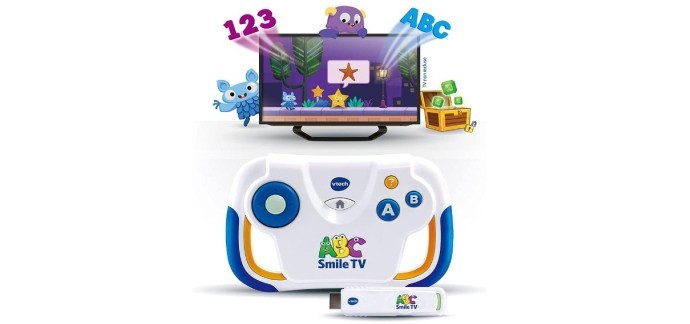 Amazon: Jouet Vtech ABC Smile TV - Ma Première Console de jeux éducative à 22,99€