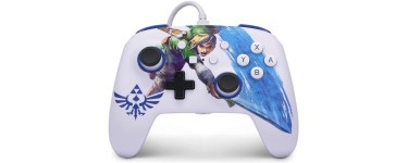 Amazon: Manette filaire PowerA pour Nintendo Switch - Master Sword Attack à 19,99€