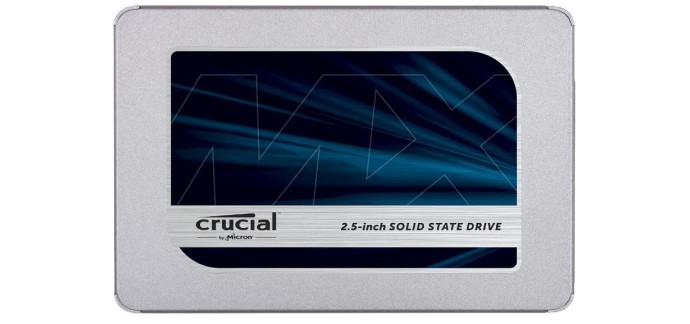 Amazon: SSD interne 2.5" Crucial MX500 - 4To, Jusqu’à 560 Mo/s à 186,99€