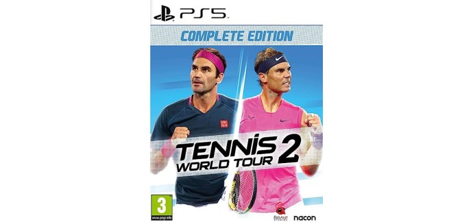 Amazon: Jeu Tennis World Tour 2 Complete Edition sur PS5 à 19,90€