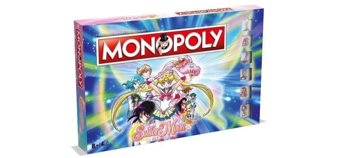 Cdiscount: Jeu de société Monopoly Sailor Moon en solde à 8€