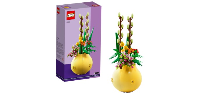 LEGO: LEGO® Le pot de fleurs (40588) offert dès 150€ d'achat