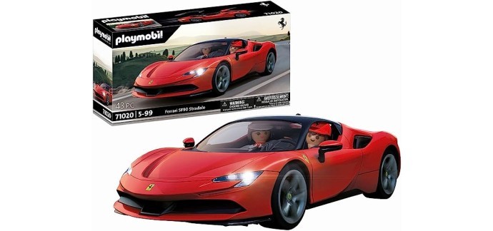 Amazon: Playmobil Ferrari SF90 Stradale - 71020 à 34,29€