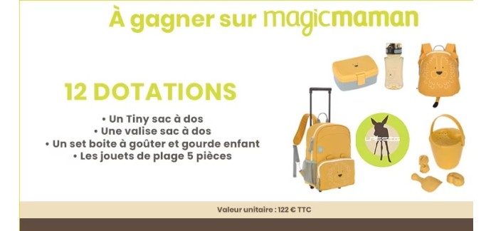 Magicmaman: 12 kits vacances Lässig à gagner