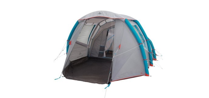 Decathlon: Tente gonflable de camping Quechua Air Seconds 4.1 - 4 Personnes, 1 Chambre en solde à 250€