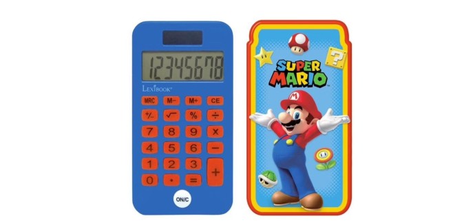 Electro Dépôt: Calculatrice enfant Lexibook Mario en solde à 2,99€