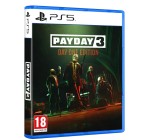 Amazon: [Précommande] Jeu PAYDAY 3 Day One Edition sur PS5 à 29,99€