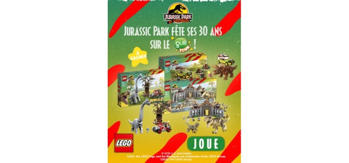 Gulli:  9 boîtes de Lego Jurassic World à gagner