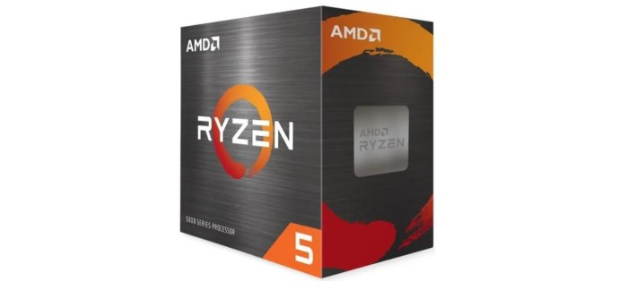 Cdiscount: Processeur AMD RYZEN 5 5600X - AM4 , 4,60 GHz, 6 cœurs à 149,99€