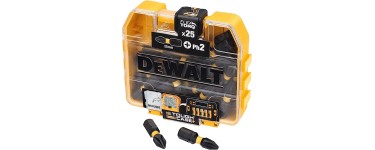 Amazon: Boîte de 25 embouts DEWALT DT70555T-QZ Impact Torsion pour Perceuse-Visseuse à 8,71€