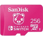 Amazon: Carte microSDXC SanDisk Fortnite pour Nintendo Switch - 256 Go à 32,50€