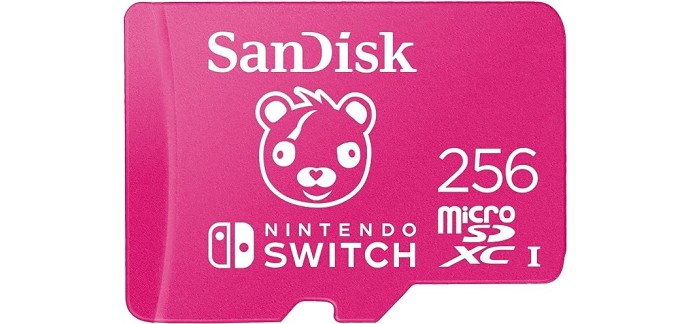 Amazon: Carte microSDXC SanDisk Fortnite pour Nintendo Switch - 256 Go à 32,50€