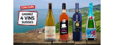 Relais du Vin & Co: 1 coffret de 4 vins suisses à gagner