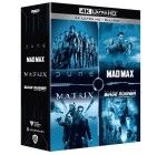 Amazon: Coffret Blu-Ray 4K : Mad Max + Matrix + Blade Runner + Dune à 26,95€