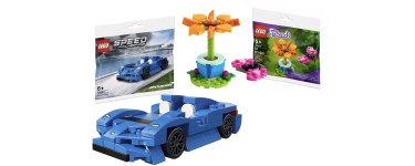 LEGO: LEGO McLaren Elva (30343) ou LEGO Le jardin fleuri et le papillon (30417) offert dès 40€ d'achat