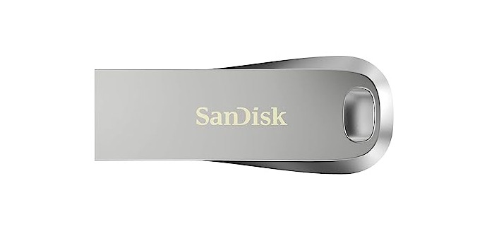 Amazon: Clé USB 3.1 SanDisk Ultra Luxe - 64Go à 8,17€