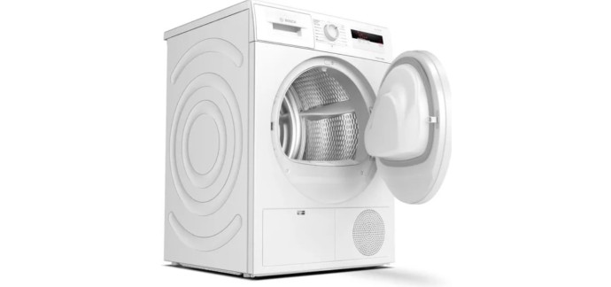 Cdiscount: Sèche-linge pompe à chaleur Bosch WTH83002FF SER4 - 7 kg, L60cm, A+, Blanc à 364,99€