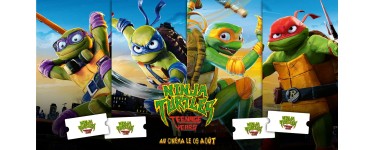 Femme Actuelle: 25 lots de 2 places de cinéma pour le film "Ninja Turtles Teenage Years" à gagner