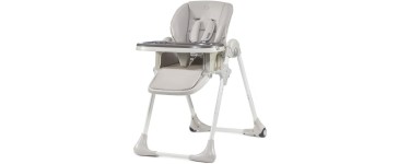 Amazon: Chaise Haute Enfant Kinderkraft YUMMY, Pliable, Réglable à 69€