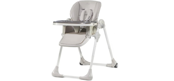 Amazon: Chaise Haute Enfant Kinderkraft YUMMY, Pliable, Réglable à 69€