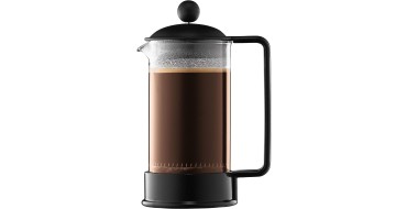 Amazon: Cafetière à piston Bodum Brazil - 3 tasses, 0.35 L, Noir à 5,05€