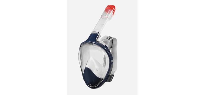 Intersport: Masque de snorkeling adulte Beuchat Surface Smile Bleu Profond S/M à 19,99€