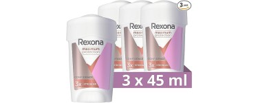 Amazon: Déodorant Stick Anti-Transpirant Rexona Confidence 96H 45ml - Pack de 3 à 16,77€