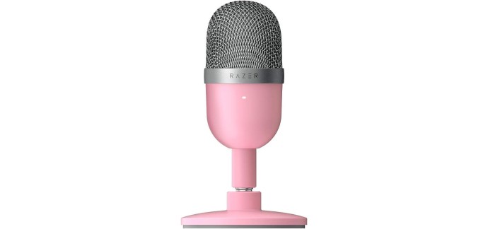 Amazon: Microphone à Condensateur USB Razer Seiren Mini - Quartz à 32,99€